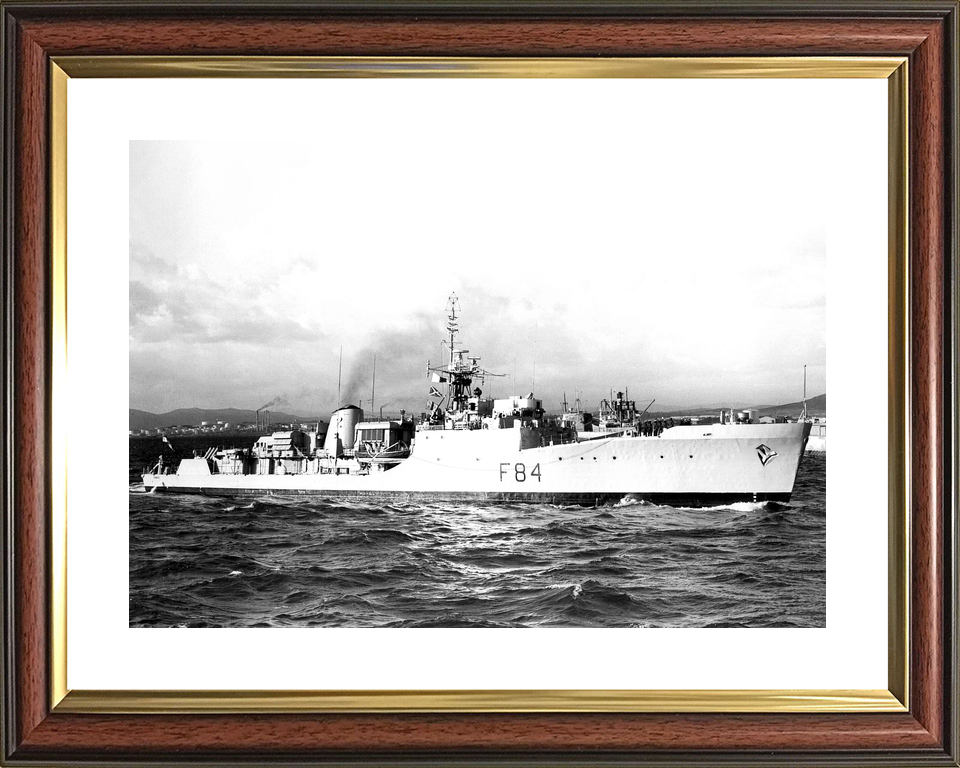 HMS Exmouth (F84) Royal Navy Blackwood Class Frigate Starboard View Photo Print Wall Art Decor - Posters, Prints, & Visual Artwork - by Hampshire Prints (image 8 of 9)