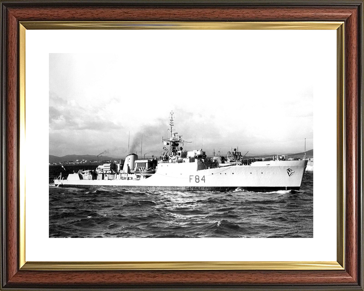 HMS Exmouth (F84) Royal Navy Blackwood Class Frigate Starboard View Photo Print Wall Art Decor - Posters, Prints, & Visual Artwork - by Hampshire Prints (image 8 of 9)