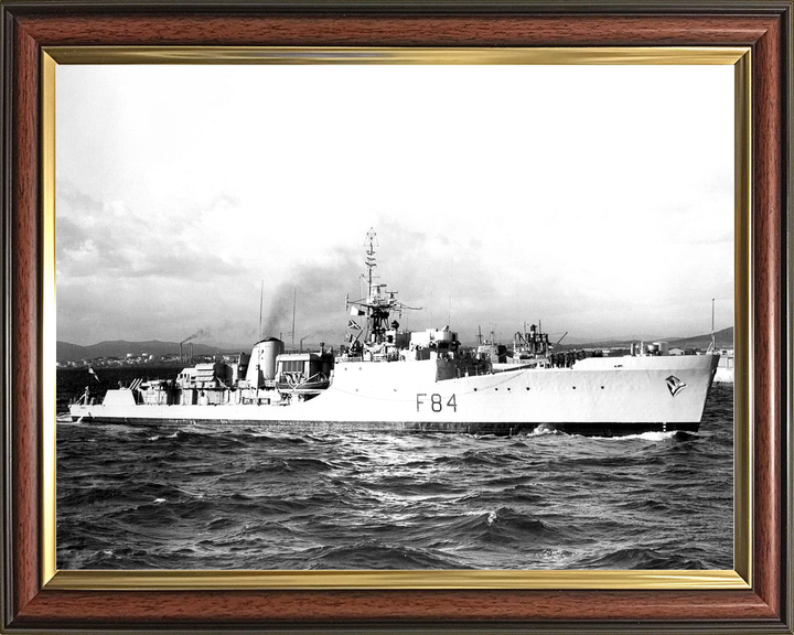 HMS Exmouth (F84) Royal Navy Blackwood Class Frigate Starboard View Photo Print Wall Art Decor - Posters, Prints, & Visual Artwork - by Hampshire Prints (image 9 of 9)
