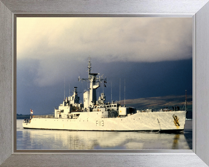 HMS Falmouth (F113) Royal Navy Rothesay Class Frigate Starboard View Photo Print Wall Art Decor - Posters, Prints, & Visual Artwork - by Hampshire Prints (image 7 of 9)