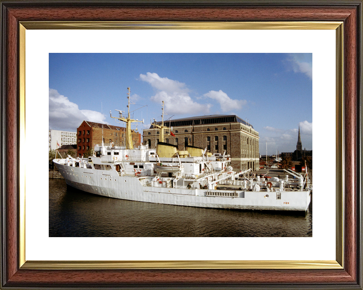 HMS Fox (A320) Royal Navy Bulldog Class Patrol Ship Alongside Photo Print Wall Art Decor - Posters, Prints, & Visual Artwork - by Hampshire Prints (image 8 of 9)