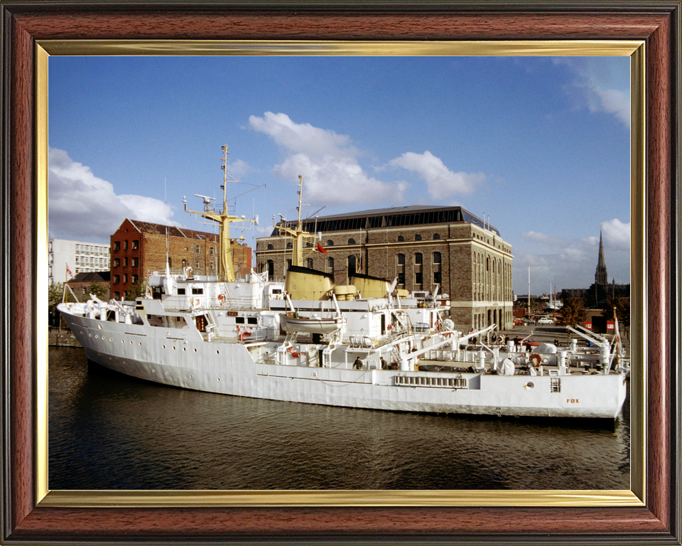 HMS Fox (A320) Royal Navy Bulldog Class Patrol Ship Alongside Photo Print Wall Art Decor - Posters, Prints, & Visual Artwork - by Hampshire Prints (image 9 of 9)