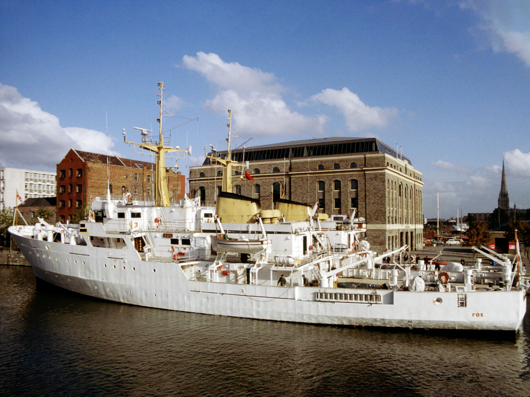 HMS Fox (A320) Royal Navy Bulldog Class Patrol Ship Alongside Photo Print Wall Art Decor - Posters, Prints, & Visual Artwork - by Hampshire Prints (image 1 of 9)