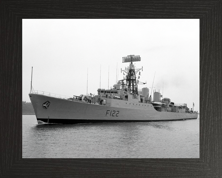 HMS Gurkha F122 Tribal Class Frigate Low Port Side View
