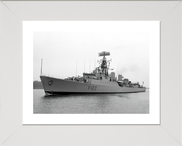 HMS Gurkha F122 Tribal Class Frigate Low Port Side View