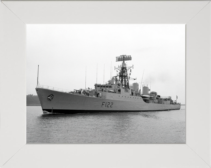 HMS Gurkha F122 Tribal Class Frigate Low Port Side View
