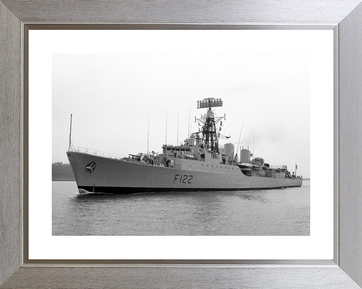 HMS Gurkha F122 Tribal Class Frigate Low Port Side View