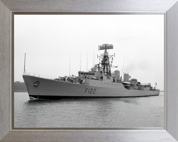 HMS Gurkha F122 Tribal Class Frigate Low Port Side View