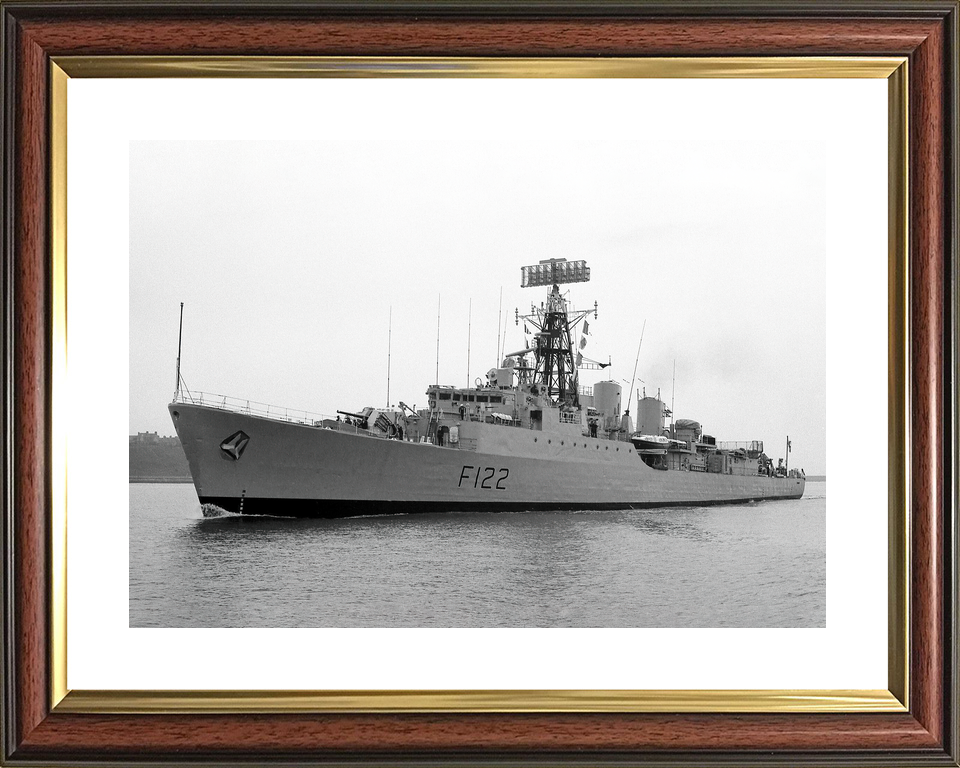 HMS Gurkha F122 Tribal Class Frigate Low Port Side View