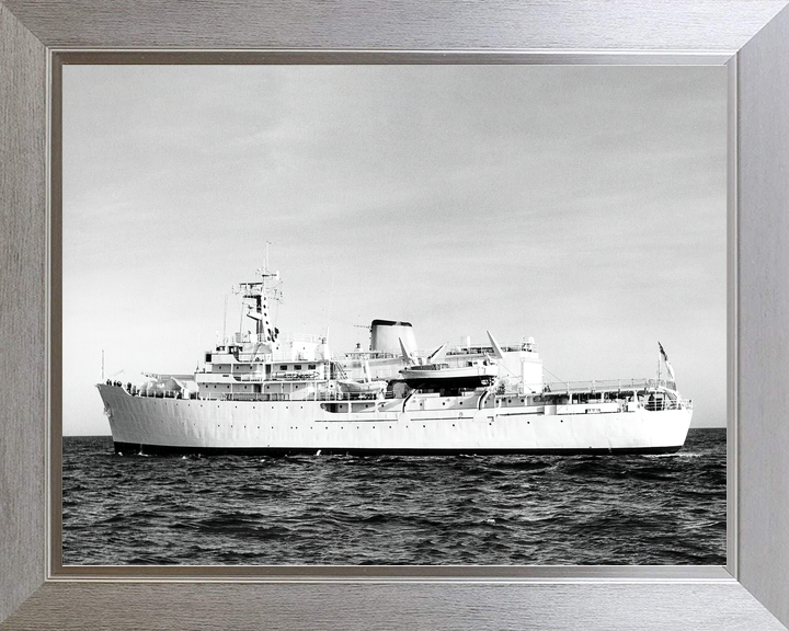 HMS Hecla (A133) Royal Navy Hecla Class Survey Vessel Port Beam View Photo Print Wall Art Decor - Posters, Prints, & Visual Artwork - by Hampshire Prints (image 7 of 9)