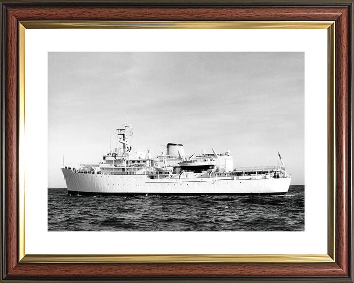 HMS Hecla (A133) Royal Navy Hecla Class Survey Vessel Port Beam View Photo Print Wall Art Decor - Posters, Prints, & Visual Artwork - by Hampshire Prints (image 8 of 9)