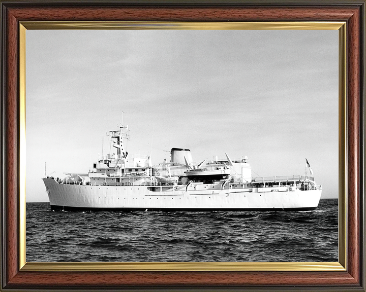 HMS Hecla (A133) Royal Navy Hecla Class Survey Vessel Port Beam View Photo Print Wall Art Decor - Posters, Prints, & Visual Artwork - by Hampshire Prints (image 9 of 9)