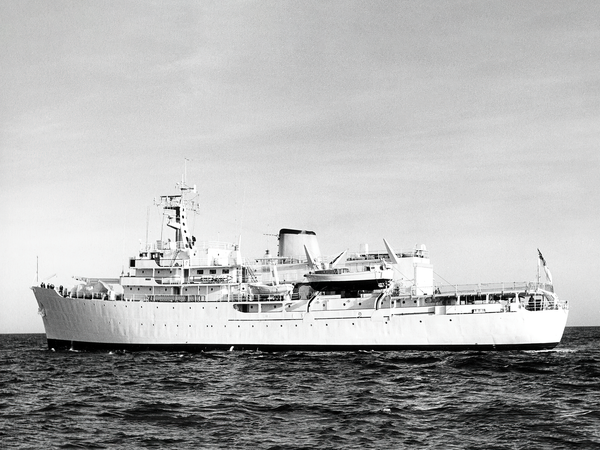 HMS Hecla A133 Hecla Class Survey Vessel 2 October 1980