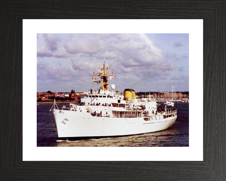 HMS Hecla (A133) Royal Navy Hecla Class Survey Vessel Leaving Portsmouth Photo Print Wall Art Decor - Posters, Prints, & Visual Artwork - by Hampshire Prints (image 2 of 9)