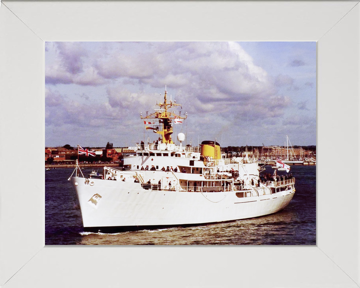 HMS Hecla (A133) Royal Navy Hecla Class Survey Vessel Leaving Portsmouth Photo Print Wall Art Decor - Posters, Prints, & Visual Artwork - by Hampshire Prints (image 5 of 9)