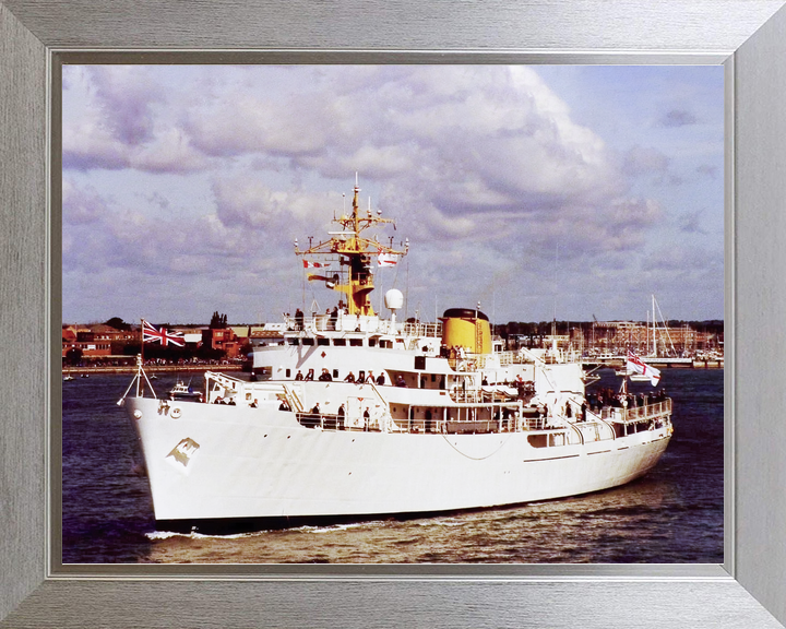 HMS Hecla (A133) Royal Navy Hecla Class Survey Vessel Leaving Portsmouth Photo Print Wall Art Decor - Posters, Prints, & Visual Artwork - by Hampshire Prints (image 7 of 9)