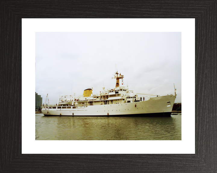 HMS Herald (H138) Royal Navy Hecla Class Survey Vessel Starboard View Photo Print Wall Art Decor - Posters, Prints, & Visual Artwork - by Hampshire Prints (image 2 of 9)
