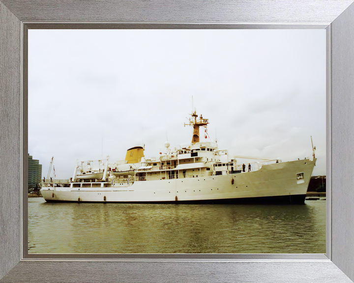 HMS Herald (H138) Royal Navy Hecla Class Survey Vessel Starboard View Photo Print Wall Art Decor - Posters, Prints, & Visual Artwork - by Hampshire Prints (image 7 of 9)