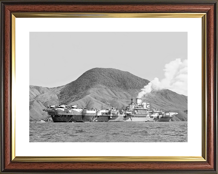HMS Indefatigable R10 Implacable Class Aircraft Carrier Starboard Side Norway Photo Print - Posters, Prints, & Visual Artwork - by Hampshire Prints (image 8 of 9)