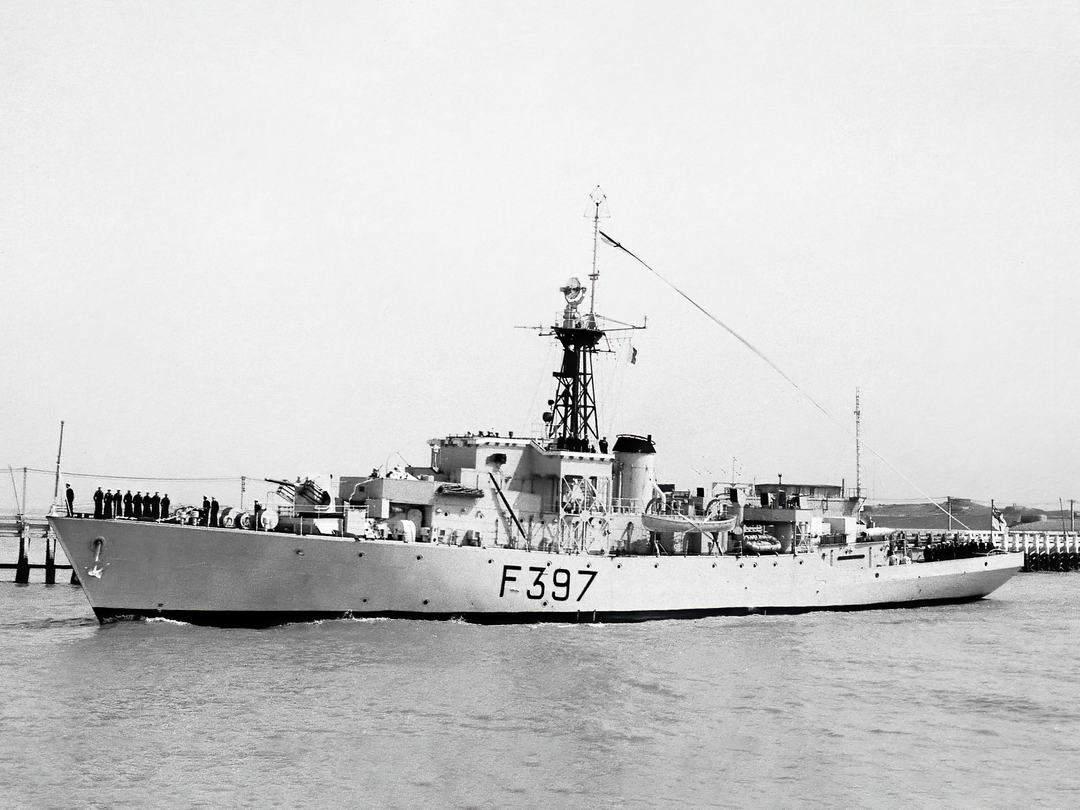 HMS Launceston Castle F397 K397 Castle Class Corvette 1950s Photo Print - Posters, Prints, & Visual Artwork - by Hampshire Prints (image 1 of 9)