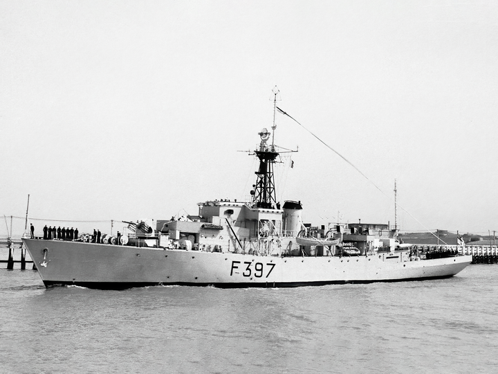 HMS Launceston Castle F397 K397 Castle Class Corvette 1950s Photo Print - Posters, Prints, & Visual Artwork - by Hampshire Prints (image 1 of 9)
