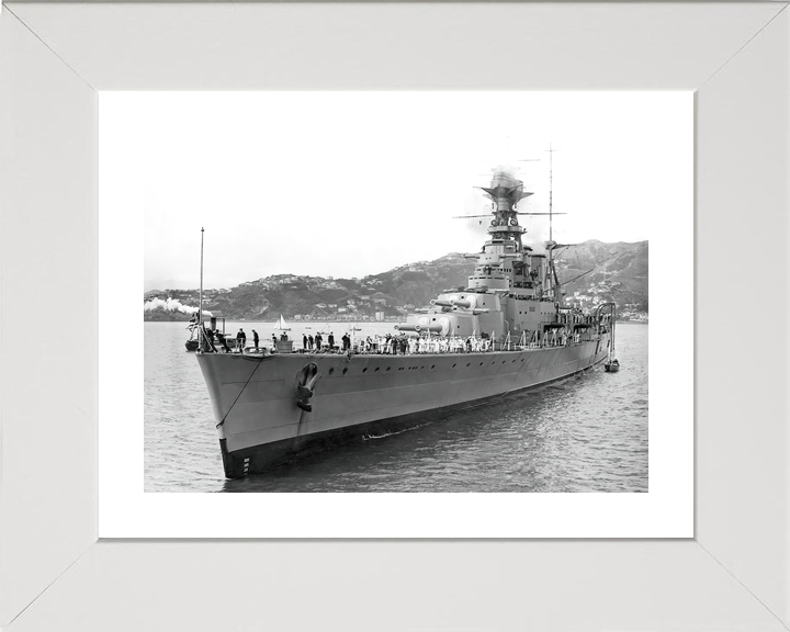 HMS Hood (51) Royal Navy Admiral Class Battlecruiser Leaving Harbour Photo Print Wall Art Decor - Posters, Prints, & Visual Artwork - by Hampshire Prints (image 4 of 9)