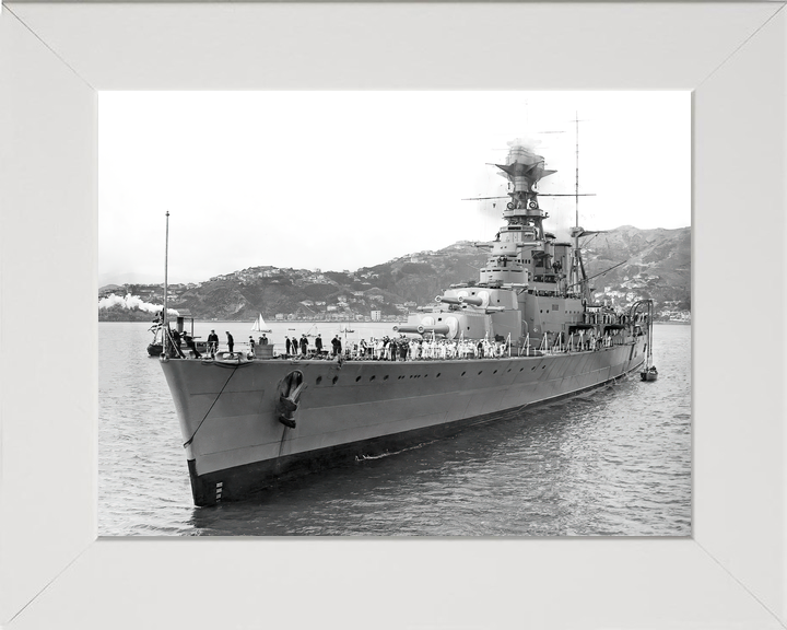 HMS Hood (51) Royal Navy Admiral Class Battlecruiser Leaving Harbour Photo Print Wall Art Decor - Posters, Prints, & Visual Artwork - by Hampshire Prints (image 5 of 9)