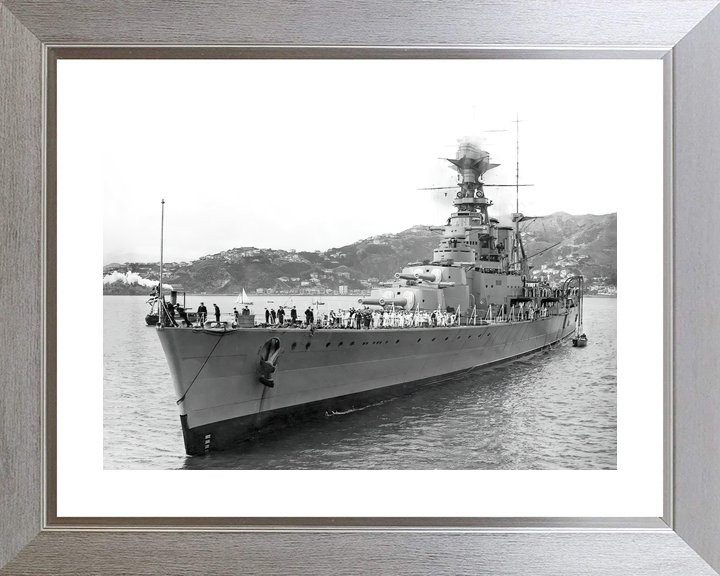 HMS Hood (51) Royal Navy Admiral Class Battlecruiser Leaving Harbour Photo Print Wall Art Decor - Posters, Prints, & Visual Artwork - by Hampshire Prints (image 6 of 9)