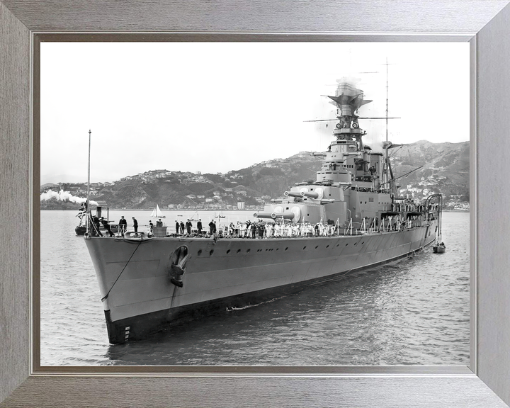 HMS Hood (51) Royal Navy Admiral Class Battlecruiser Leaving Harbour Photo Print Wall Art Decor - Posters, Prints, & Visual Artwork - by Hampshire Prints (image 7 of 9)