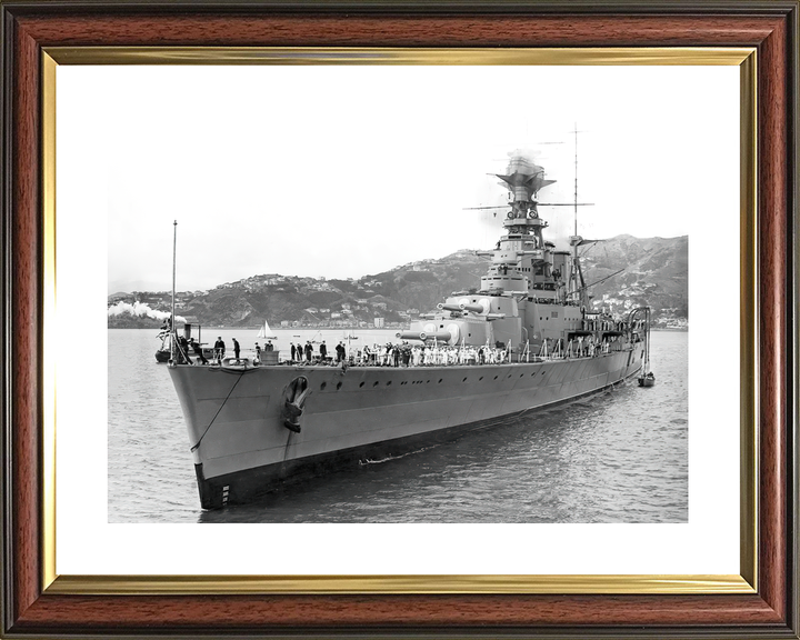 HMS Hood (51) Royal Navy Admiral Class Battlecruiser Leaving Harbour Photo Print Wall Art Decor - Posters, Prints, & Visual Artwork - by Hampshire Prints (image 8 of 9)