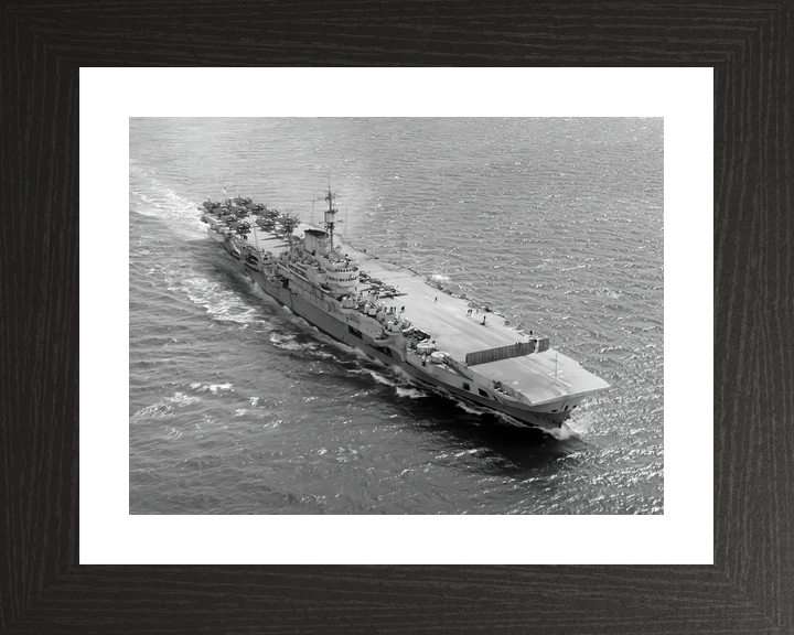 HMS Indefatigable R10 Implacable Class Aircraft Carrier Aerial Starboard Bow Norway Photo Print - Posters, Prints, & Visual Artwork - by Hampshire Prints (image 2 of 9)