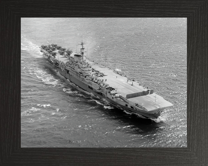 HMS Indefatigable R10 Implacable Class Aircraft Carrier Aerial Starboard Bow Norway Photo Print - Posters, Prints, & Visual Artwork - by Hampshire Prints (image 3 of 9)