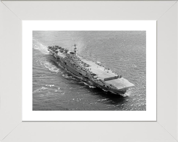 HMS Indefatigable R10 Implacable Class Aircraft Carrier Aerial Starboard Bow Norway Photo Print - Posters, Prints, & Visual Artwork - by Hampshire Prints (image 4 of 9)