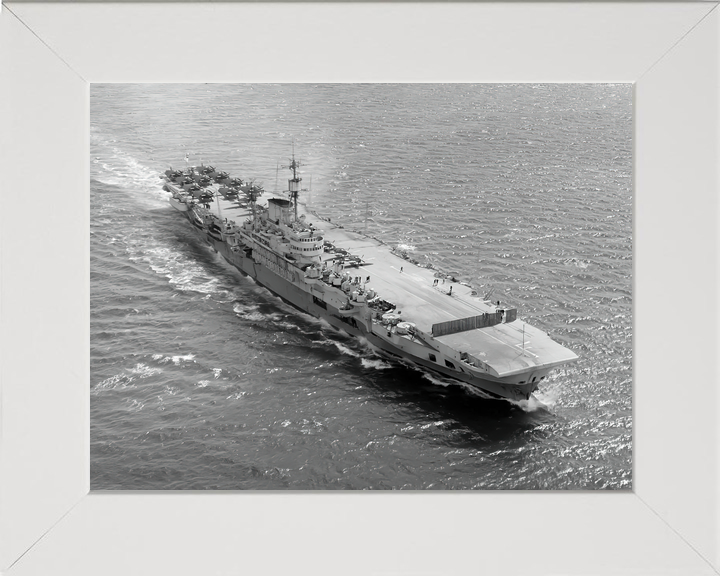 HMS Indefatigable R10 Implacable Class Aircraft Carrier Aerial Starboard Bow Norway Photo Print - Posters, Prints, & Visual Artwork - by Hampshire Prints (image 5 of 9)