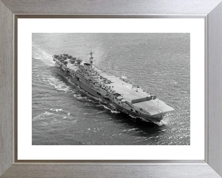 HMS Indefatigable R10 Implacable Class Aircraft Carrier Aerial Starboard Bow Norway Photo Print - Posters, Prints, & Visual Artwork - by Hampshire Prints (image 6 of 9)
