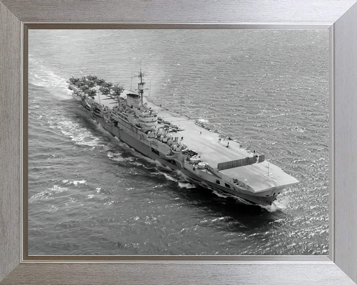 HMS Indefatigable R10 Implacable Class Aircraft Carrier Aerial Starboard Bow Norway Photo Print - Posters, Prints, & Visual Artwork - by Hampshire Prints (image 7 of 9)