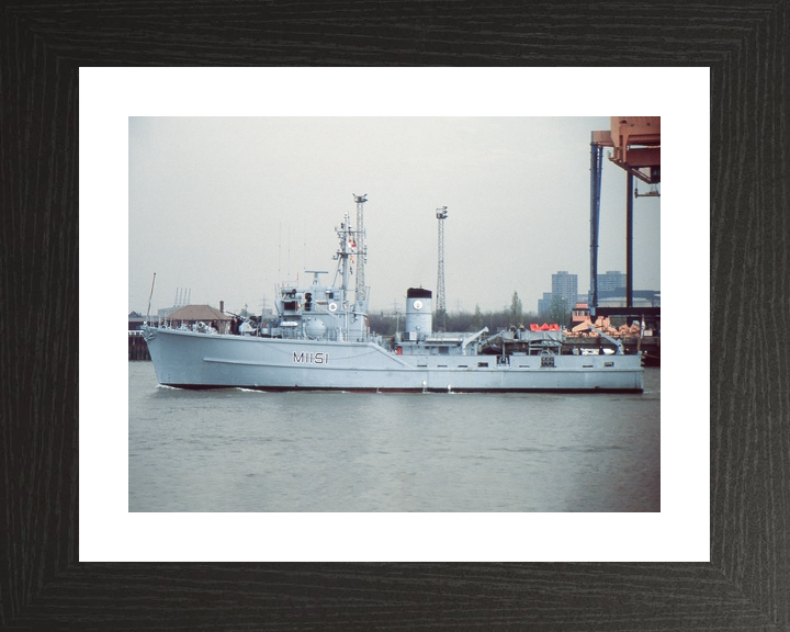 HMS Iveston M1151 Ton Class Minesweeper March 1990 Photo Print - Posters, Prints, & Visual Artwork - by Hampshire Prints (image 2 of 9)