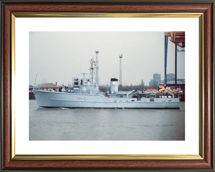 HMS Iveston M1151 Ton Class Minesweeper March 1990 Photo Print - Posters, Prints, & Visual Artwork - by Hampshire Prints (image 8 of 9)