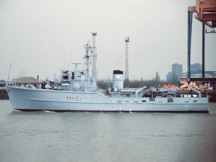 HMS Iveston M1151 Ton Class Minesweeper March 1990 Photo Print - Posters, Prints, & Visual Artwork - by Hampshire Prints (image 1 of 9)