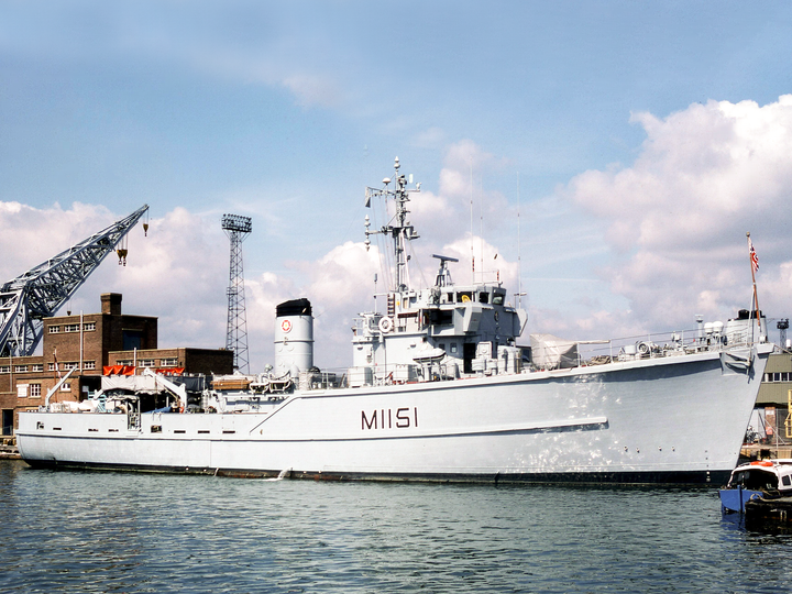 HMS Iveston M1151 Ton Class Minesweeper 1987 Photo Print - Posters, Prints, & Visual Artwork - by Hampshire Prints (image 1 of 9)