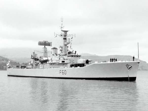 HMS Jupiter F60 Leander Class Frigate February 1974