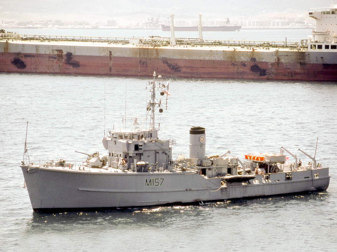 HMS Kirkliston M1157 Ton Class Minesweeper 1985 Photo Print - Posters, Prints, & Visual Artwork - by Hampshire Prints (image 1 of 9)