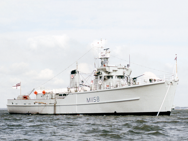 HMS Laleston M1158 Ton Class Minesweeper 1977