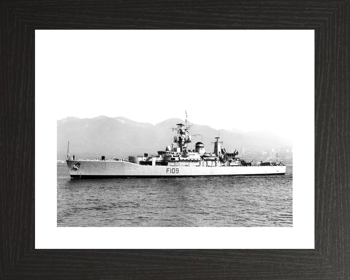 HMS Leander F109 Leander Class Frigate Port Beam View Photo Print - Posters, Prints, & Visual Artwork - by Hampshire Prints (image 2 of 9)