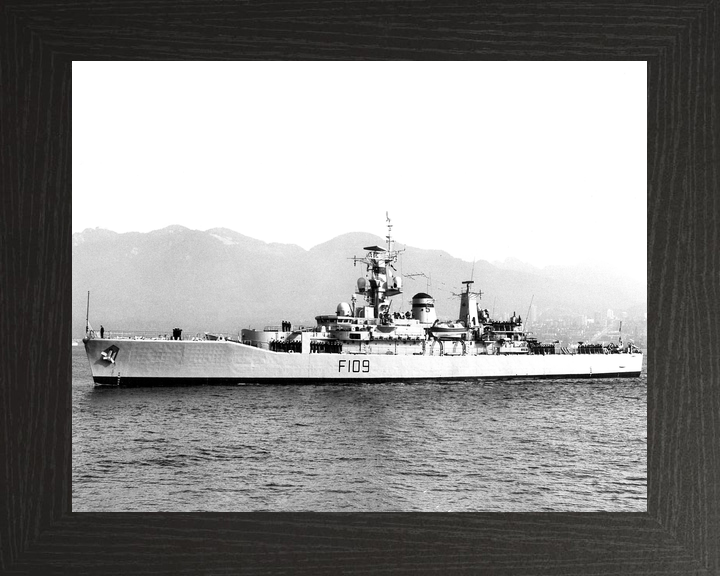 HMS Leander F109 Leander Class Frigate Port Beam View Photo Print - Posters, Prints, & Visual Artwork - by Hampshire Prints (image 3 of 9)
