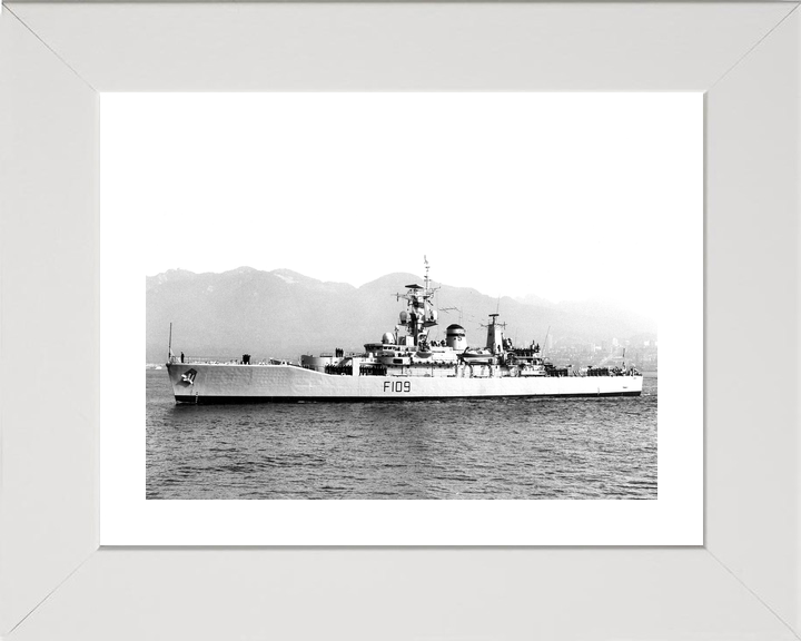 HMS Leander F109 Leander Class Frigate Port Beam View Photo Print - Posters, Prints, & Visual Artwork - by Hampshire Prints (image 4 of 9)