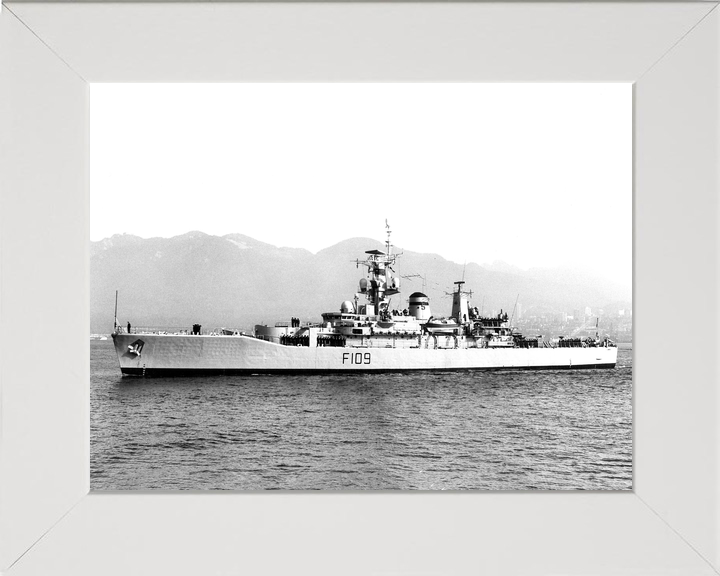HMS Leander F109 Leander Class Frigate Port Beam View Photo Print - Posters, Prints, & Visual Artwork - by Hampshire Prints (image 5 of 9)