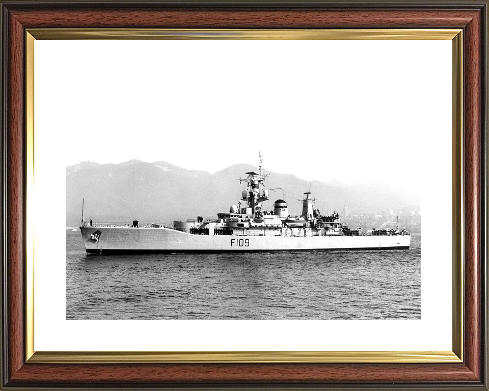 HMS Leander F109 Leander Class Frigate Port Beam View Photo Print - Posters, Prints, & Visual Artwork - by Hampshire Prints (image 8 of 9)
