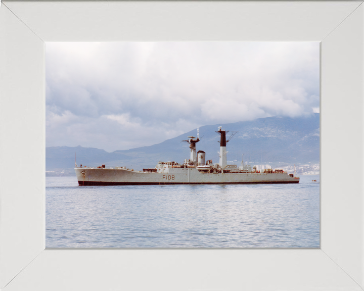 HMS Londonderry F108 Rothesay Class Frigate 1983 Port Beam View Photo Print - Posters, Prints, & Visual Artwork - by Hampshire Prints (image 5 of 9)
