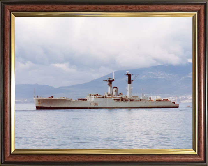 HMS Londonderry F108 Rothesay Class Frigate 1983 Port Beam View Photo Print - Posters, Prints, & Visual Artwork - by Hampshire Prints (image 9 of 9)
